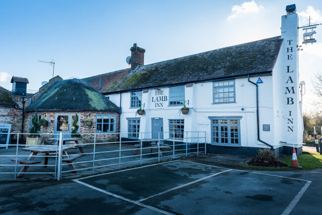 The Lamb Inn in Pevensey Marsh