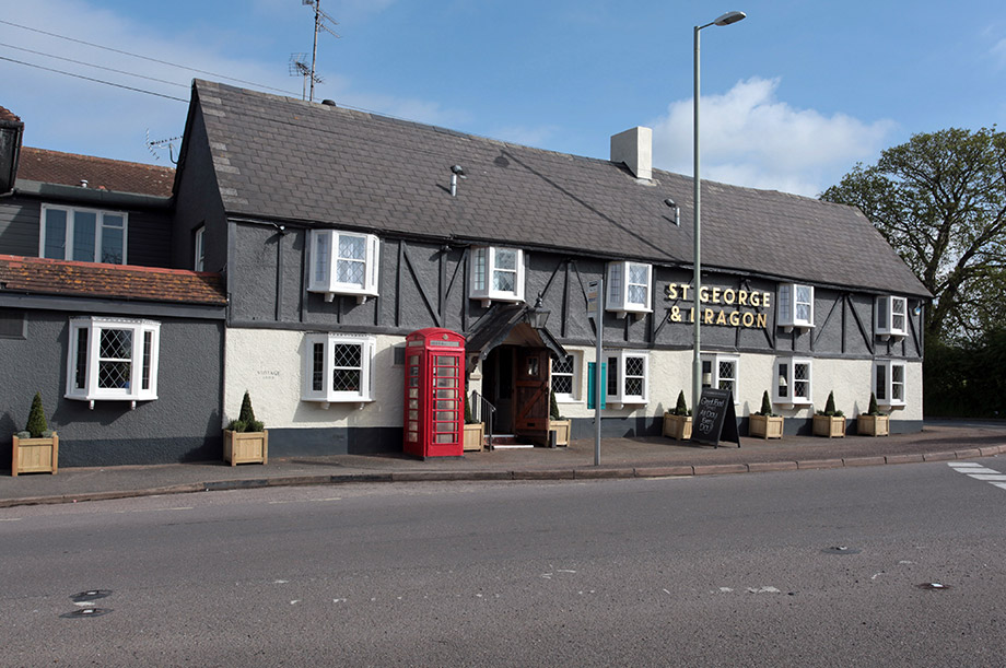 The Saint George and Dragon in Clyst Saint George