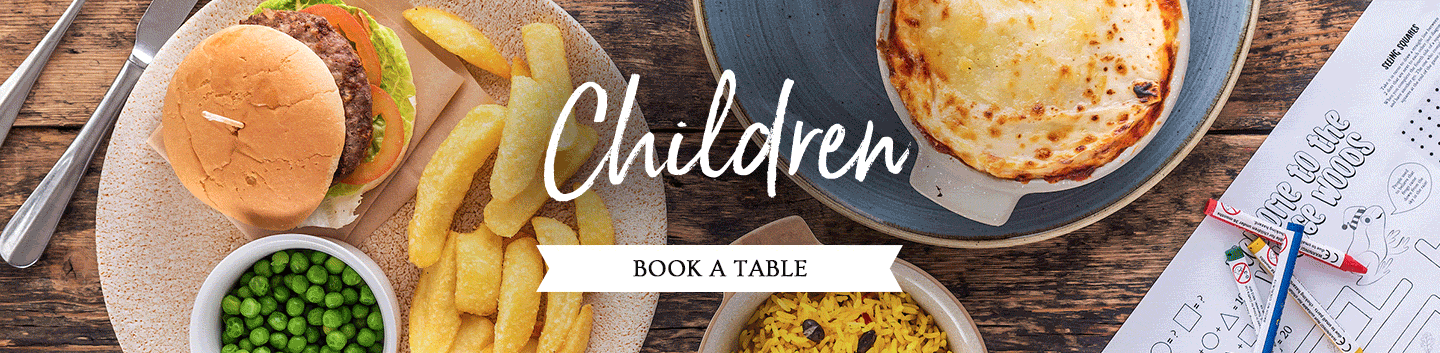 Children's Menu at The Packe Arms