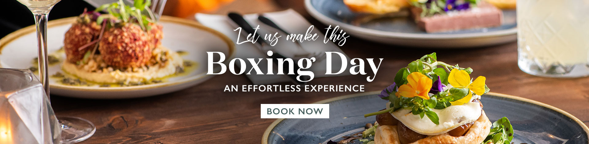 Boxing Day Menu at The Falcon's Nest 