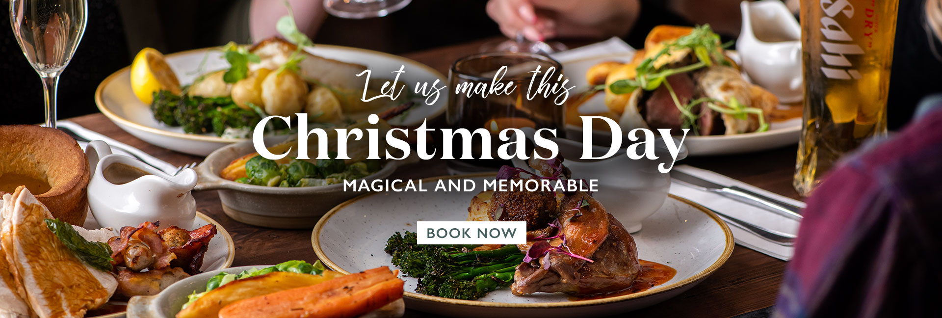 Christmas Day menu at The Castle 