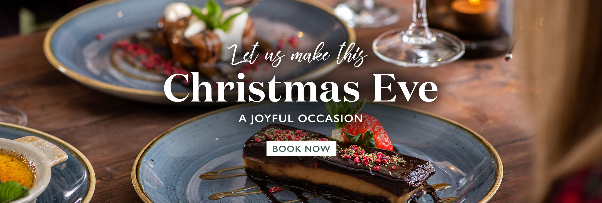 Christmas Day menu at The Crooked Chimney 