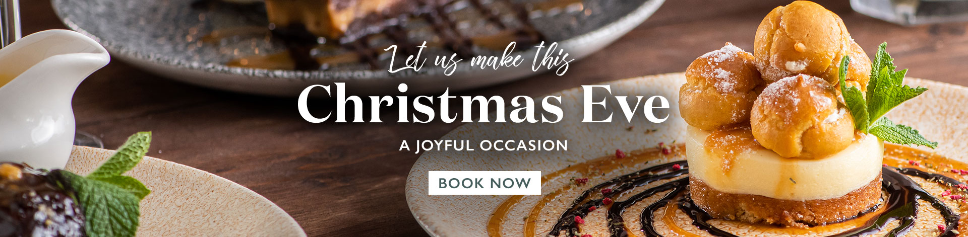 Christmas Day menu at The Fox and Raven 