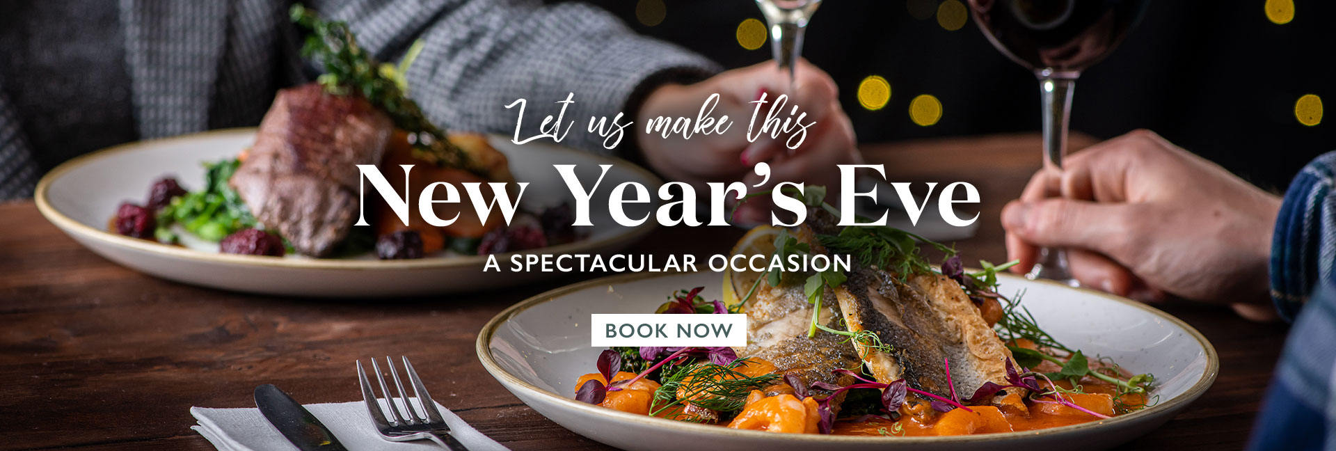 New Year’s Eve Menu at The Robin Hood, Clacton-on-Sea 