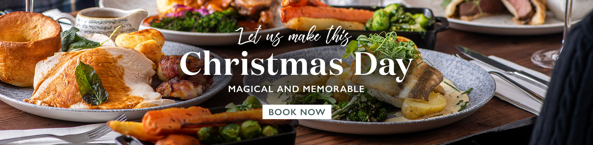 Christmas Day menu at The Badger 