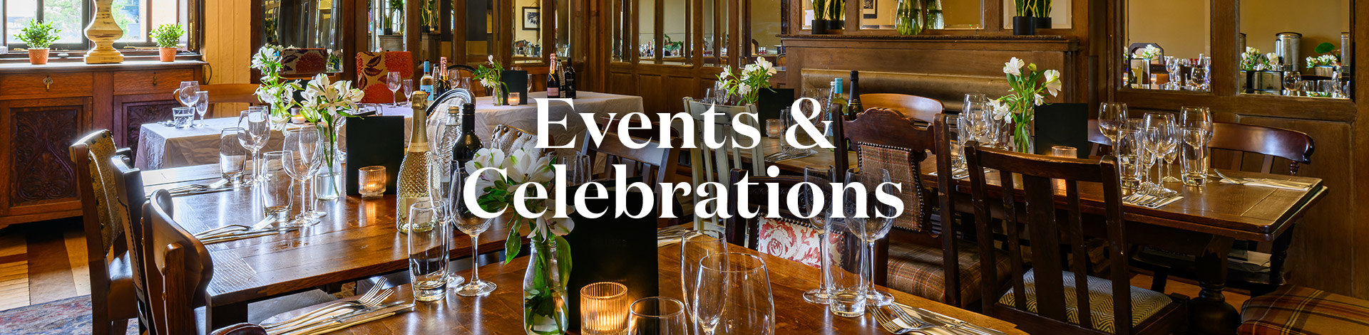 Book your event with us