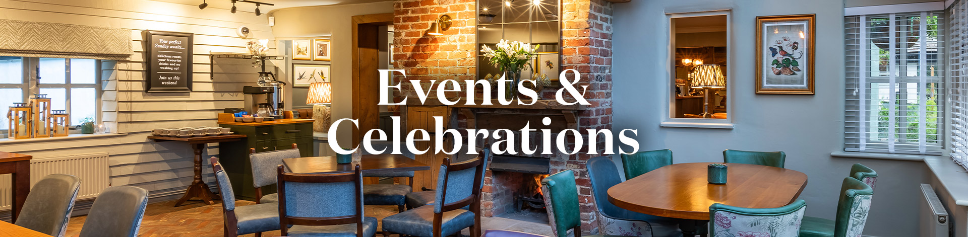 Book your event with us