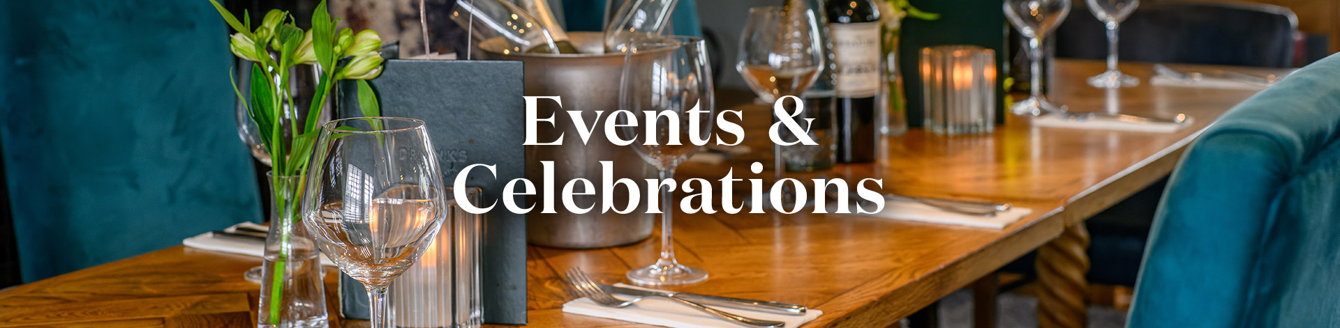 Book your event with us