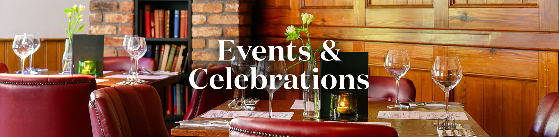 Book your event with us