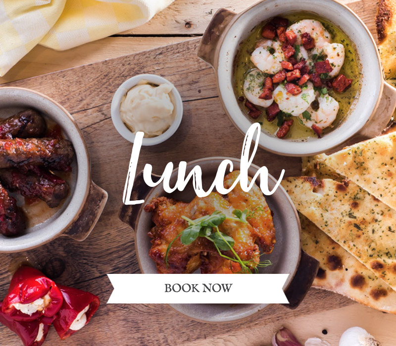 Lunch menu at The Baker's Arms Vintage Inns