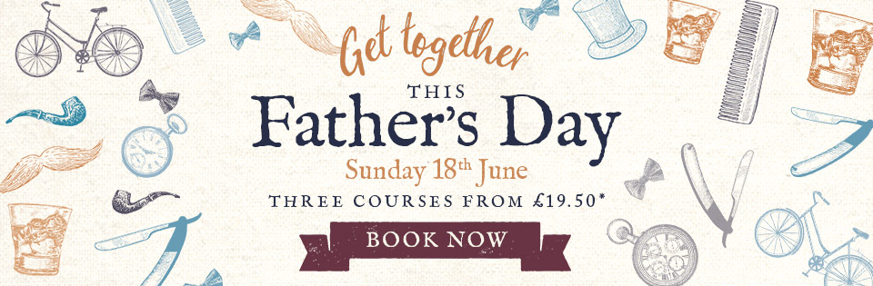 Get together this Father's Day - Book now